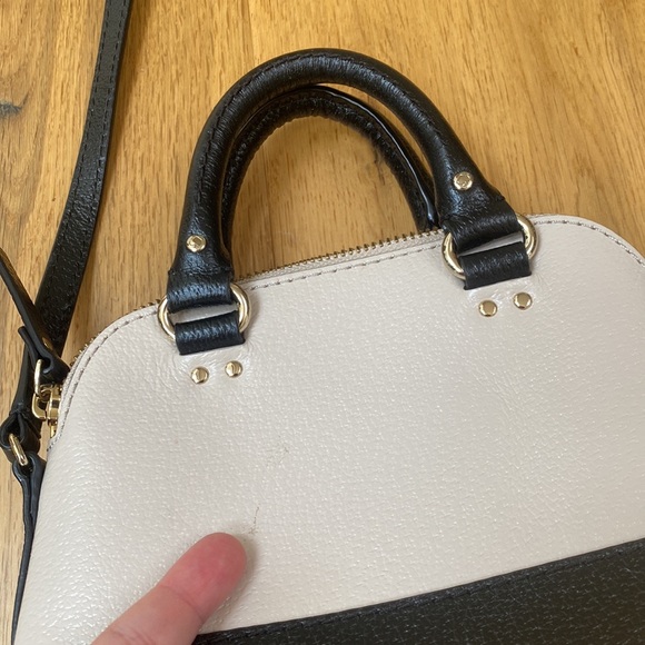 Kate Spade Cream & Black Mini Crossbody - Picture 4 of 7